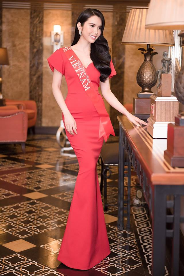 Cô gần như sở hữu những số đo chuẩn của một người đẹp.