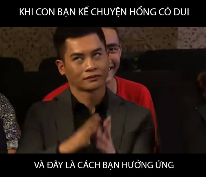 Sự chua ngoa, đanh đá kết hợp khuôn mặt điêu siêu hài mỗi lần nhận xét khiến Nam Trung ghi dấu ấn không nhỏ mỗi lần xuất hiện. Biểu cảm "đàn bà" của anh với những cái bĩu môi và liếc mắt nhanh chóng gây sốt và trở thành hot trend để cộng đồng mạng chế ảnh. Ảnh: Vnmedia.