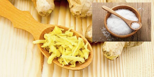Nếu là muối rang gừng chỉ cần 1kg gừng rửa sạch, giã nát và rang lên cùng 1kg muối hột. Đổ tất cả vào túi vải và chườm sau khi ăn no, làm 3 lần/ngày, áp dụng đều đặn đảm bảo vòng hai của bạn sẽ gọn gàng hơn mỗi ngày.