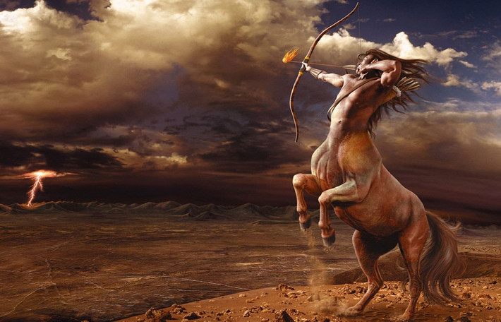 Nhân mã (Centaur) là một trong những sinh vật nửa người nửa thú nổi tiếng trong thần thoại Hy Lạp. Nó được miêu tả là vô cùng hung hăng khi say.
