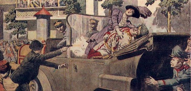 Trước vụ ám sát Thái tử Ferdinand, đế quốc Áo - Hung đổ lỗi cho Serbia đứng đằng sau vụ việc và tuyên chiến với quốc gia này. Sự việc này châm ngòi cho Chiến tranh thế giới 1 bùng nổ.