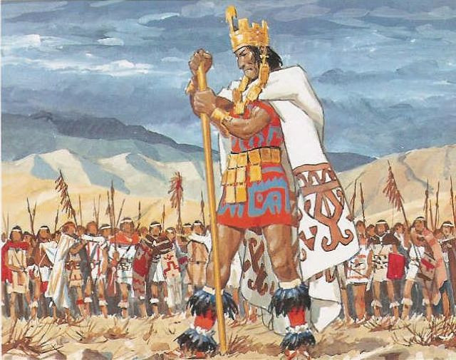 Thần Mặt trời Inti được cho là cha của những vị vua trị vì đế chế Inca. Do vậy, người dân Inca coi những vị vua giống như một vị thần bằng xương bằng thịt có thể nhìn thấy thường xuyên.