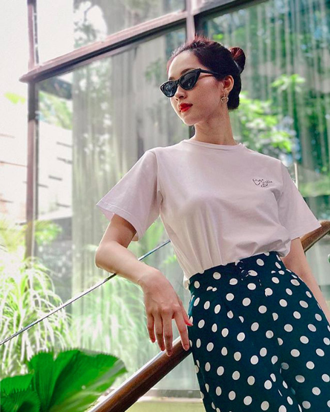 Hoa hậu Đặng Thu Thảo chia sẻ ảnh do chính ông xã chụp và nhận gần 11.000 like chỉ sau 2 tiếng đăng tải.