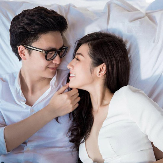 Tú Anh hiện đang rạng ngời hạnh phúc.