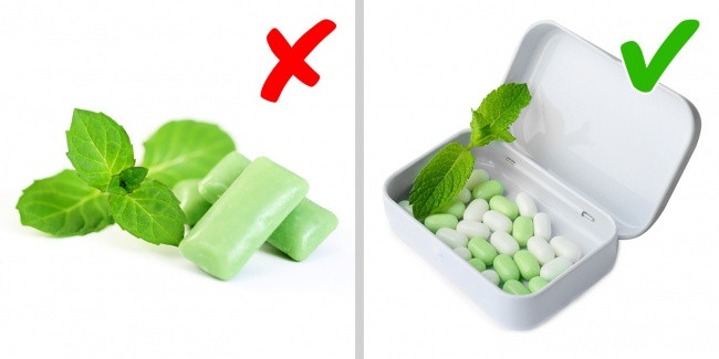 Nhai kẹo cao su nhiều có thể gây ra các nếp nhăn xung quanh các góc của miệng về lâu dài.