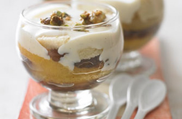 Bánh caramel vị hạt dẻ.