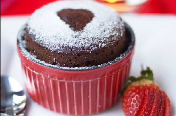 Bánh pudding socola ngọt ngào.