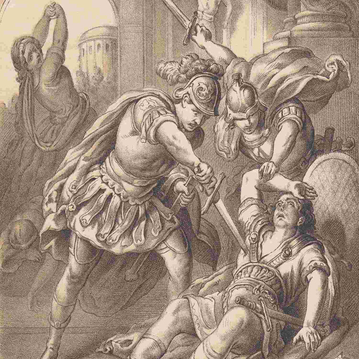 Sau khi hoàng đế Caligula bị giết chết, Viện Nguyên lão La Mã kêu gọi xóa các ghi chép về ông khỏi lịch sử La Mã cũng như tiêu hủy các bức tượng của ông.