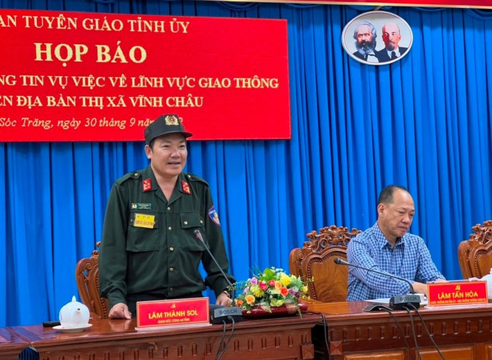 Ngày 20/11/2021, Công an tỉnh Sóc Trăng tổ chức lễ công bố quyết định của Bộ trưởng Công an về công tác cán bộ. Tại buổi lễ này, Thứ trưởng Bộ Công an Lương Tam Quang trao quyết định điều động, bổ nhiệm Đại tá Lâm Thành Sol, Phó Giám đốc Công an tỉnh An Giang giữ chức Giám đốc Công an tỉnh Sóc Trăng.