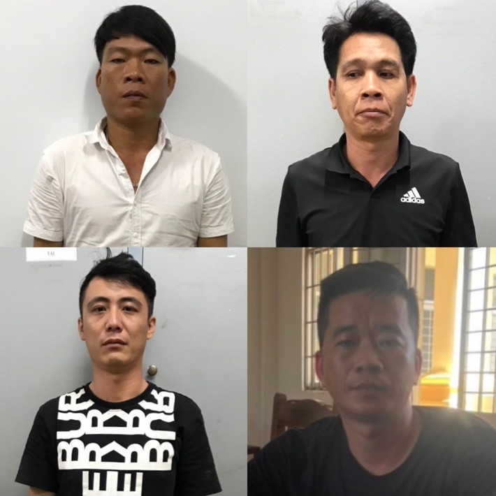 4 đối tượng bị bắt giữ được cho là chủ mưu, cầm đầu gồm Võ Văn Lương (Hai Lượng); Bùi Minh Trung (Trung Cà Mau); Nguyễn Văn Thái (tức Thái "Bus", 34 tuổi, ở phường An Thới, TP Phú Quốc); Bùi Đức Ngọc (30 tuổi, trú tại Hải Phòng).
