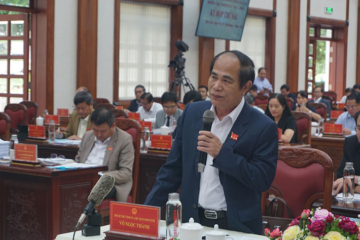 Ông Võ Ngọc Thành sinh năm 1963, quê quán Bình Định. Trình độ chuyên môn Cử nhân kinh tế chuyên ngành kế hoạch.