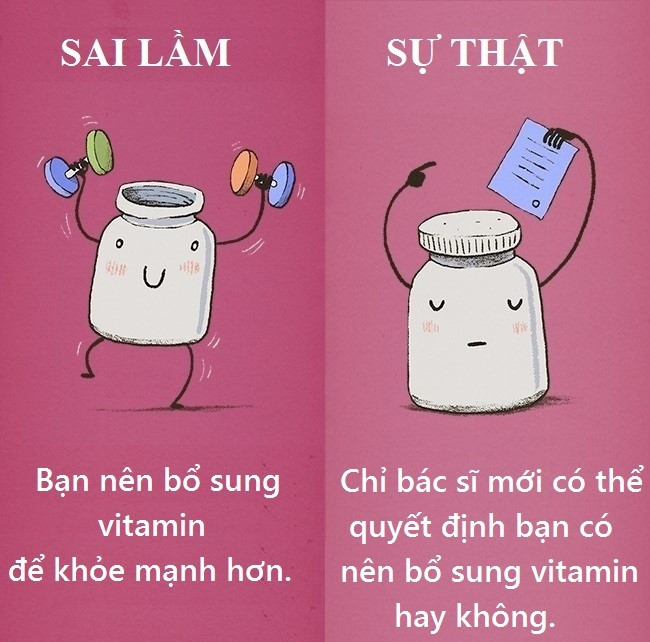 Về sức khỏe, chế độ ăn uống lành mạnh đầy đủ trái cây, rau củ có thể cung cấp cho cơ thể tất cả vitamin cần thiết. Trong trường hợp mắc bệnh hoặc mang thai, bạn cần bổ sung vitamin theo chỉ định của bác sĩ.