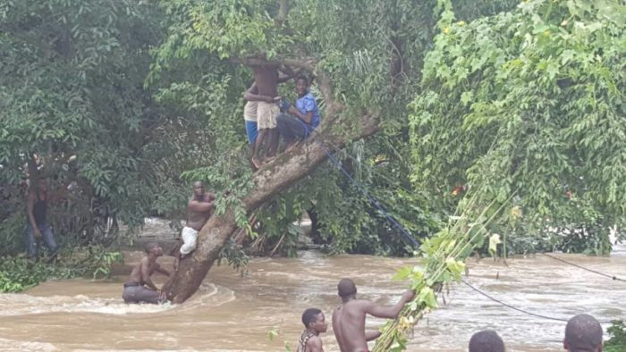 Tổng giám đốc Cơ quan Quản lý Khẩn cấp Tiểu bang Niger, ông Ibrahim Ahmed Inga, cho biết 90 ngôi nhà đã bị phá hủy và ít nhất 500 người phải di dời. Ảnh: Twitter.