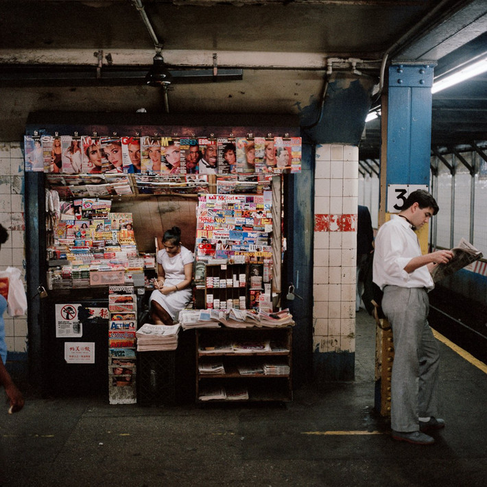 Delaney đã chụp bức ảnh này khi cô lang thang quanh quận Manhattan.