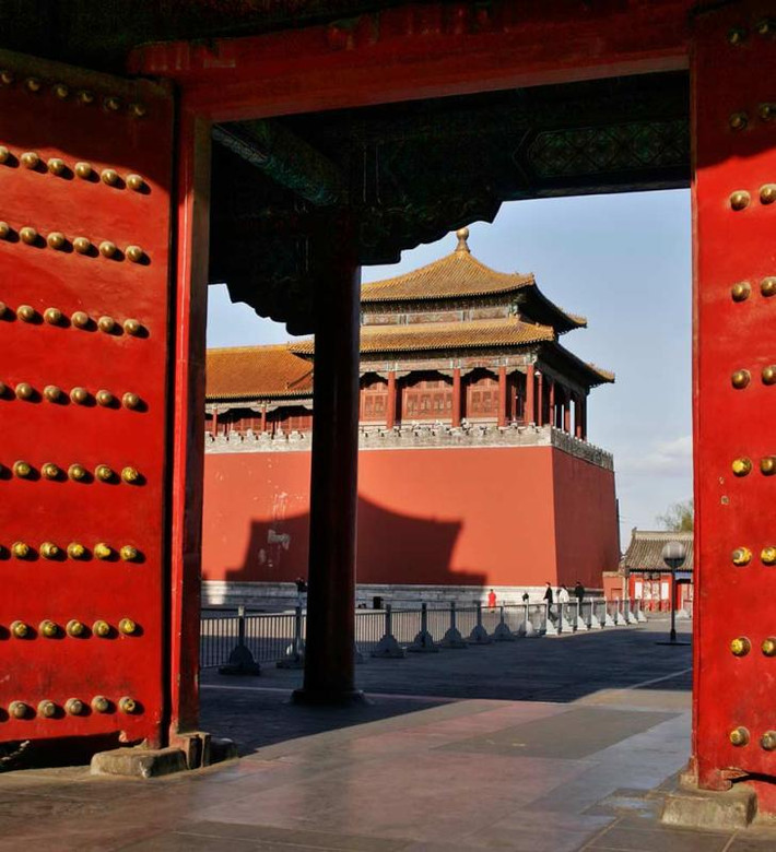 Cổng Tử Cấm Thành năm 2002. Ảnh: Chinadaily.
