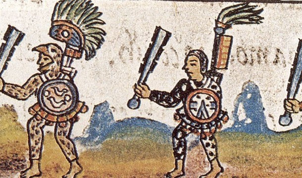 Chiến tranh là một phần quan trọng trong cuộc sống của người Aztec. Vì vậy, trẻ em trai đều được huấn luyện để có thể ra chiến trường giết địch.