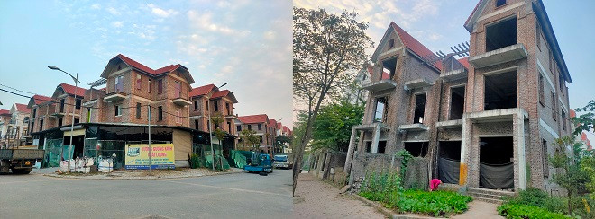 Khu đô thị này có lác đác người dân về ở, chủ yếu là cho thuê mở xưởng. Xung quanh một số biệt thự, người dân tận dụng trồng rau để tăng gia.