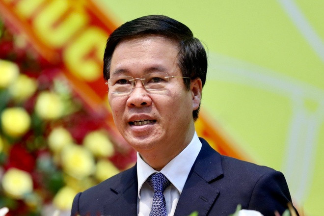 Uỷ viên Bộ Chính trị, Thường trực Ban Bí thư Võ Văn Thưởng.