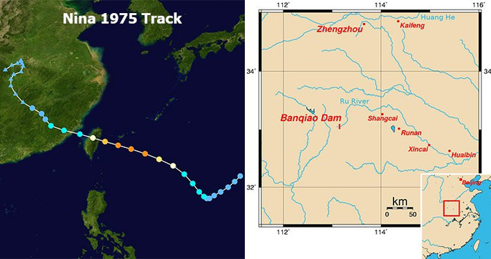 Đập Banqiao nổi tiếng của Trung Quốc được xây dựng vào tháng 6/1952. Tuy nhiên, vào tháng 8/1975, con đập này xảy ra thảm kịch khủng khiếp.