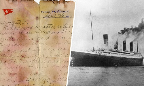 Trong thư, ông Holverson kể với mẹ về sự xa hoa, sang trọng của con tàu Titanic nổi tiếng thời ấy: “Về kích thước, nó như một con tàu khổng lồ, được trang bị như một khách sạn sang trọng. Thức ăn và âm nhạc rất tuyệt vời”.