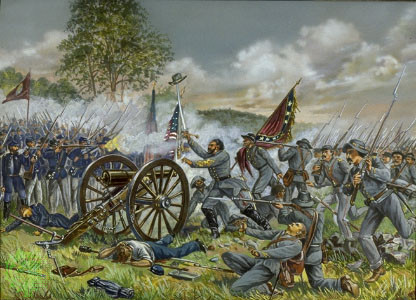 Liên bang miền Bắc đã đẩy lùi Liên minh miền Nam trong trận Gettysburg. Để giành được chiến thắng này, Liên bang miền Bắc tổn thất 23.000 người. Đây cũng là con số thương vong của Liên minh miền Nam.