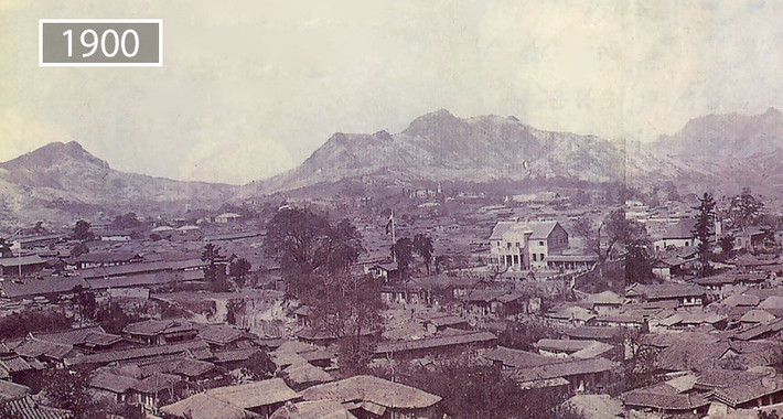  Thành phố Seoul, Hàn Quốc rất đỗi yên bình trong bức ảnh chụp năm 1900.
