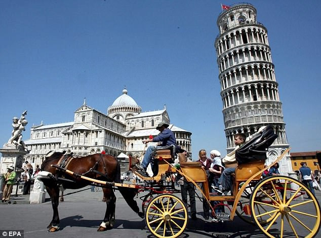 Tháp nghiêng Pisa được UNESCO công nhận là di sản Thế giới vào năm 1987.