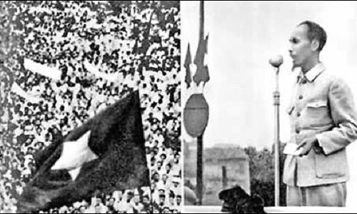 Vào ngày 2/9/1945, Chủ tịch Hồ Chí Minh đọc bản Tuyên ngôn Độc lập trên quảng trường Ba Đình lịch sử, khai sinh ra nước Việt Nam Dân chủ Cộng hòa.