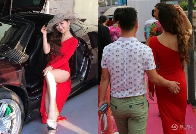 Người mẫu Tinh Tinh trong một lần đi sự kiện gặp sự cố bị thành viên ban tổ chức sàm sỡ công khai vùng hông đến vài phút. "Tôi đã im lặng vì sợ hãi", cô nói. Hình ảnh này lọt vào ống kính QQ và trở thành tâm điểm chỉ trích của đám đông.