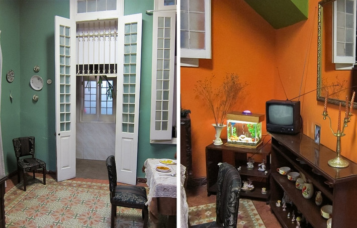 Nếu bạn được dịp đến thăm một ngôi nhà ở Havana sẽ thấy toàn bộ nội thất được thiết kế theo phong cách thuộc địa, với trần nhà cao và đồ đạc cổ xưa.