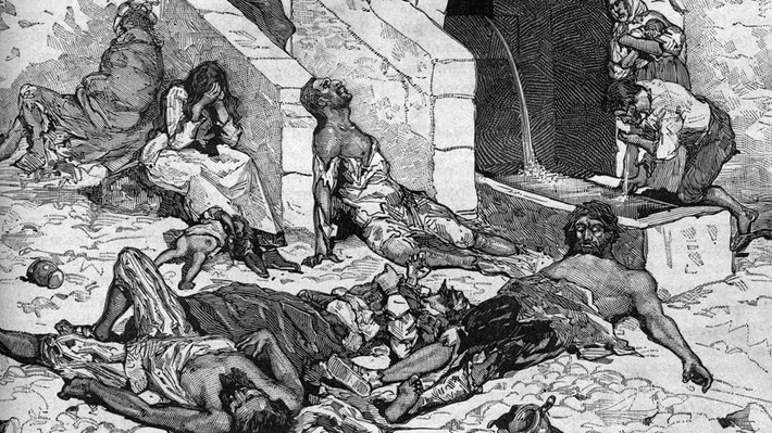 " Cái chết đen" (Black Death) là đại dịch nguy hiểm xảy ra từ năm 1346 - 1353.