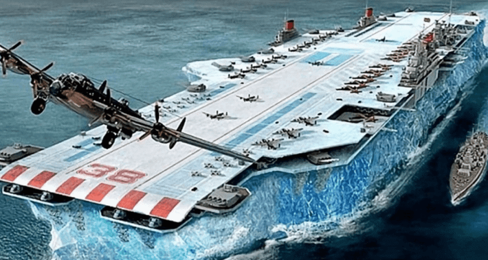 Nhà khoa học Pyke gọi thiết kế tàu sân bay băng đầy tham vọng là HMS Habbakuk - phỏng theo tên nhà tiên tri Habakkuk. Thủ tướng Churchill phê duyệt dự án vào ngày 4/12/1942. Theo đó, mọi thông tin về dự án được đảm bảo tuyệt mật.