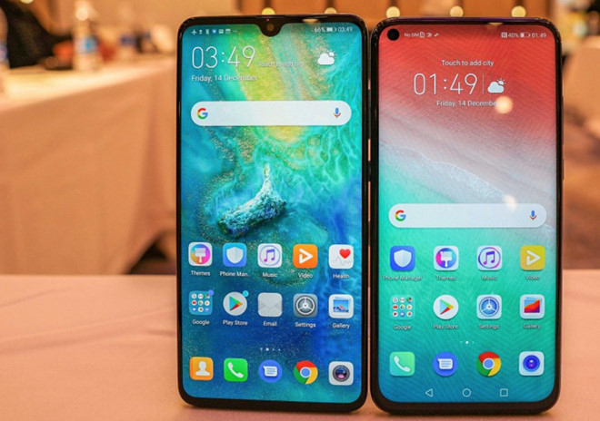 Máy có màn hình LCD 6,4 inch Full HD, tỉ lệ 19.25:9. Camera selfie của Honor 20 View có độ phân giải 25 MP.