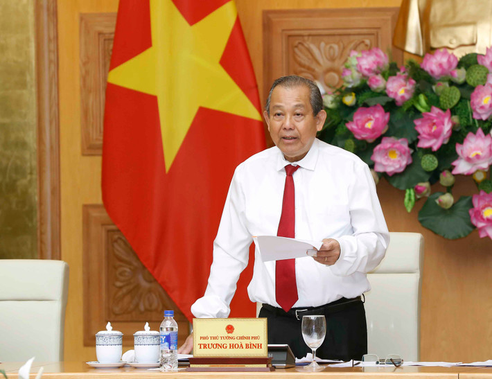 Trong các Phó Thủ tướng, có Phó Thủ tướng Thường trực Trương Hòa Bình, Ủy viên Bộ Chính trị khóa XII không tái cử Ban Chấp hành Trung ương Đảng khoá XIII do hết tuổi. Ông Trương Hòa Bình sẽ giữ cương vị Phó thủ tướng đến hết nhiệm kỳ khóa XIV.