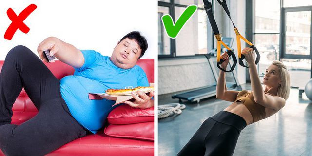 Lười vận động thể chất: Tập thể dục rất cần thiết cho cơ thể con người để duy trì sức khỏe. Ngay cả một vài giờ tập thể dục trong một tuần cũng có thể tạo ra sự khác biệt tích cực. Vì vậy, không tập thể dục chắc chắn sẽ làm chậm trao đổi chất và gây ra một số vấn đề sức khỏe khác.