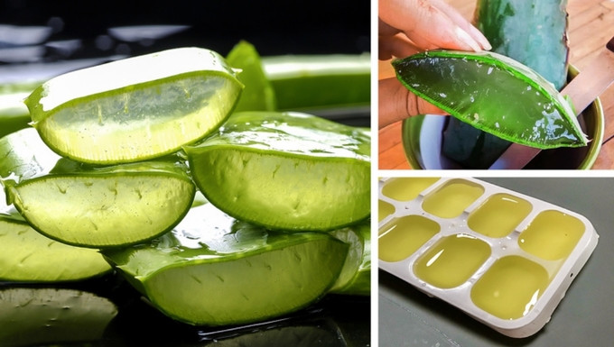Trị bỏng nắng: Gel nha đam có tác dụng làm mát tương tự như tinh dầu bạc hà, giúp giảm viêm và kích thích tái tạo mô da. Đặt trực tiếp gel lên vết bỏng nắng giúp làm dịu da tức thì.