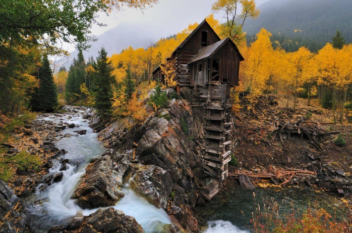 Ngôi nhà bị đóng cửa năm 1917 để bảo trì. Crystal Mill được xây dựng năm 1892 với mục đích phát điện, tuy nhiên nó chưa bao giờ thực hiện được nhiệm vụ này.