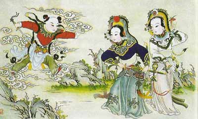 Thêm vào đó, người Trung Quốc còn chơi tranh cắt từ giấy đỏ, các con giáp... và treo ở trong nhà hay dán ở ngoài cửa. Đây là hình tượng biểu trưng cho sự may mắn, hạnh phúc.