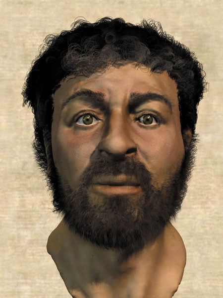 Tuy nhiên, theo kết quả nghiên cứu của các nhà khoa học pháp y thuộc ĐH Manchester (Anh), gương mặt Chúa Jesus hoàn toàn khác. Dựa trên những phân tích khoa học, các chuyên gia phác thảo Chúa Jesus có nước da màu bánh mật, tóc xoăn và ngắn. Phác thảo này được cho là "hợp lý" về khuôn mặt của Chúa mặc dù không chính xác 100%.