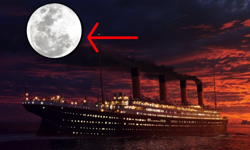 2. Một số nhà khoa học nhận định tàu Titanic bị chìm là do siêu trăng. Cụ thể, Titanic bị chìm vào một đêm không trăng. Trong đó, tảng băng khiến tàu Titanic gặp thảm họa "kinh thiên động địa" đã dạt vào hải trình của con tàu được mệnh danh "không thể chìm" do hiện tượng trăng tròn từ ba tháng rưỡi trước đó.