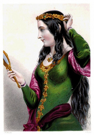 Vào năm 1152, hoàng hậu Eleanor kết thúc cuộc hôn nhân với vua Louis VII. Đến năm 1154, bà trở thành hoàng hậu Anh của vua Henry II.