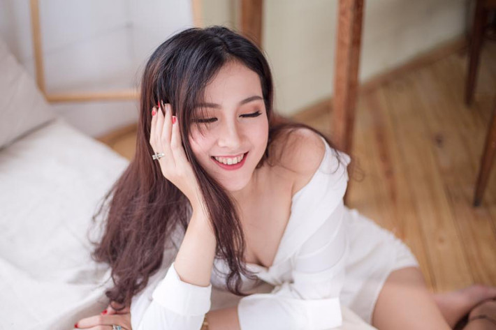 Mỹ nhân vòng eo 58 quê Đắk Nông là thí sinh duy nhất đại diện cho vùng Tây Nguyên chinh phục ngôi vị cao nhất Hoa hậu Hoàn vũ Việt Nam 2017. Ảnh: Trần Tuấn.