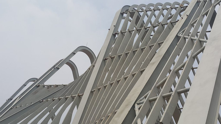 Ngày 22/9, ghi nhận của PV Kiến Thức, công trình cổng tỉnh đang gấp rút hoàn thiện.