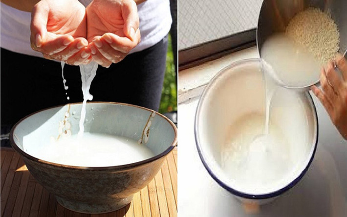 Nước vo gạo: Các vitamin PP có trong nước gạo sẽ tẩy sạch các mảng bám, mảng đóng trong kẽ răng, làm sạch răng bị sâu, chống viêm nha chu và khử mùi hôi ở miệng. Bạn chỉ cần giữ nước vo gạo sau mỗi lần nấu cơm, sau đó súc miệng bằng nước vo gạo rồi súc miệng lại bằng nước lạnh.