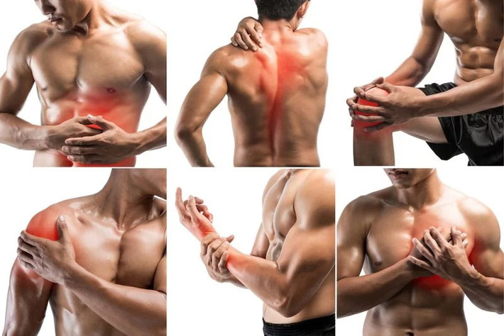 Đau nhức khắp người: Hầu hết những bệnh nhân sốt xuất huyết có xu hướng bị đau nhức khắp các cơ, xương và thậm chí các khớp. Nguyên nhân là do các virus gây thiếu vitamin và khoáng chất trong cơ thể, gây tình trạng đau nhức; do đó, việc tiếp nạp vào cơ thể các dịch dinh dưỡng là vô cùng quan trọng. Trên thực tế, những người có hệ miễn dịch yếu hoặc những người không ăn uống lành mạnh trong và sau khi hồi phục có thể phải chịu cơn đau tới hàng tuần sau khi đã được chữa khỏi bệnh sốt xuất huyết.