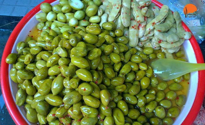 Cà na dầm chua ngọt cay.