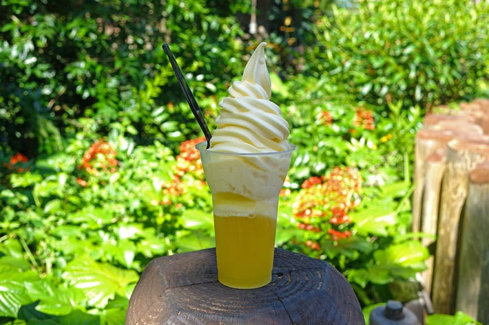 Món kem và nước uống kết hợp đặc trưng Disneyland trong hình chính là loại đồ uống giải khát được lựa chọn nhiều nhất khi tới công viên Disney vào những ngày nóng nực.