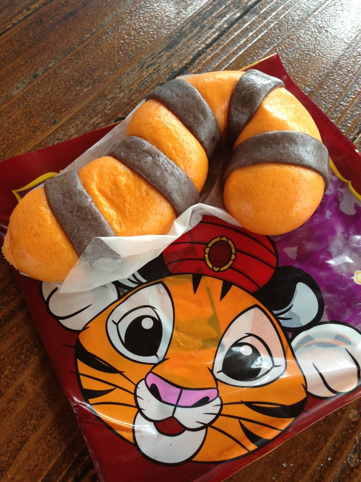 Món bánh bao hình chú hổ một linh vật nổi tiếng khác trong thế giới Disney.