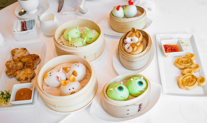 Đây là hàng loạt những chiếc bánh bao ngộ nghĩnh đáng yêu được bán tại Disneyland Hồng Kông.