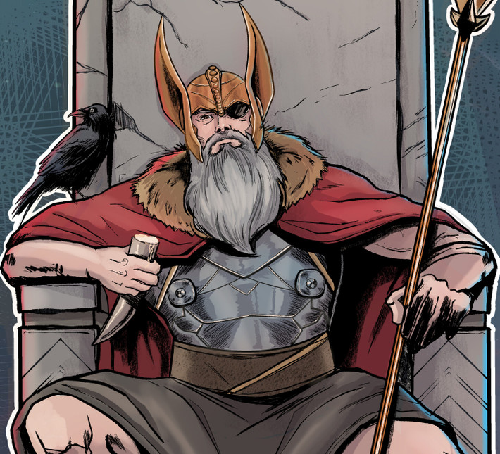 Nhờ uống nước giếng Mimir nên thần Odin khôn ngoan hơn, có nhiều tri thức hơn dù ông chỉ còn một con mắt.